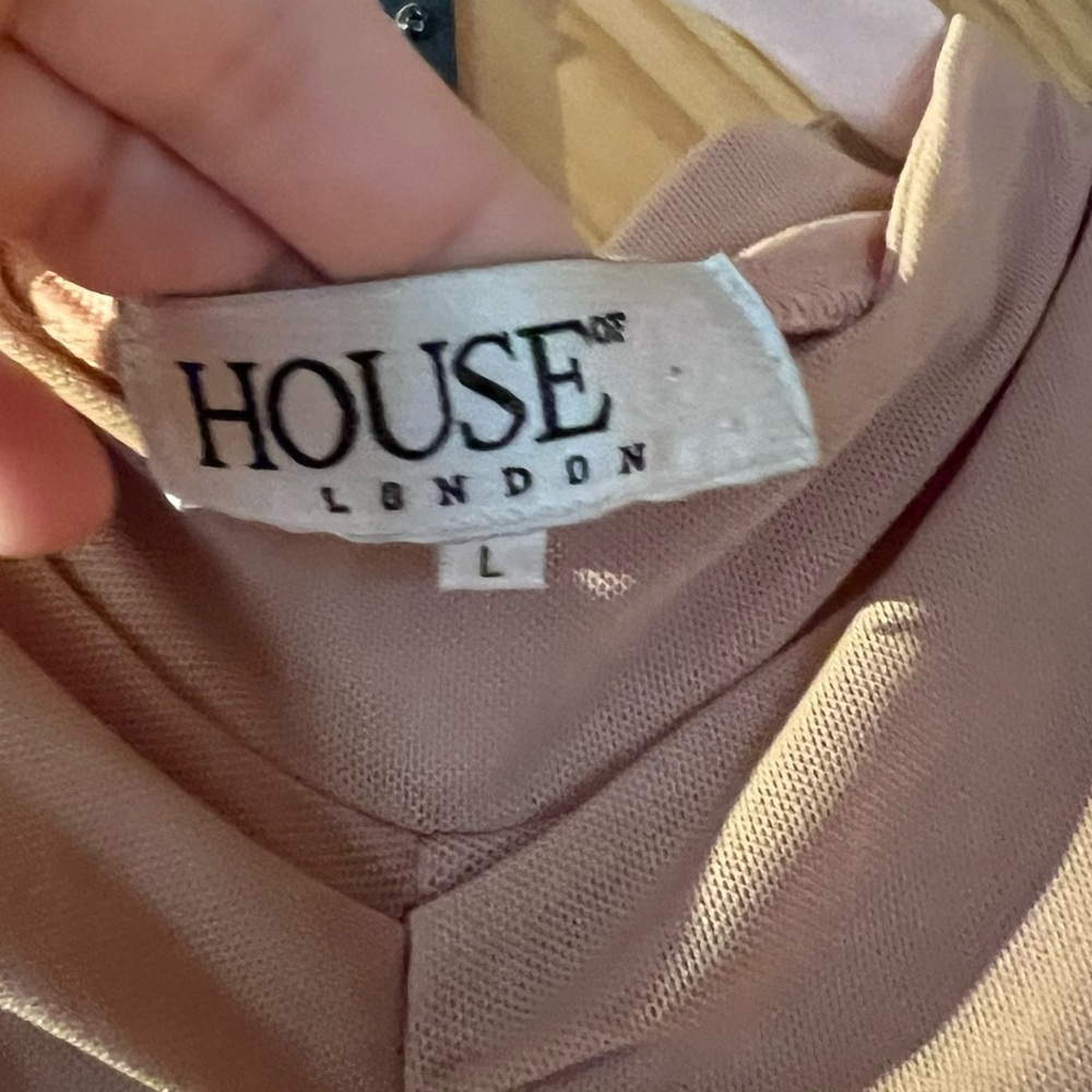 House of CB London Soleil Dress scrunched up flattering bodycon dress Size L🔥 - Picture 11 of 11